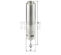 MANN-FILTER WK 5001 Filtre à carburant - pour Véhicule de tourisme + utilitaires
