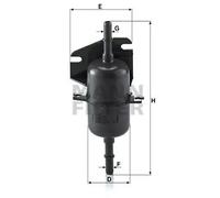 Filtre à carburant Filtre de conduite WK 510 MANN-FILTER pour FIAT PALIO ALBEA