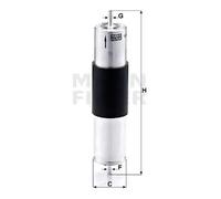 Filtre à carburant Filtre de conduite WK 521/3 MANN-FILTER pour BMW X5