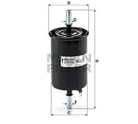 Filtre à carburant Filtre de conduite WK 55/2 MANN-FILTER pour CHEVROLET DAEWOO