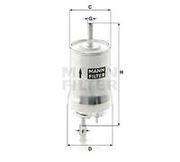 Filtre à carburant Filtre de conduite WK 59 x MANN-FILTER pour SKODA AUDI VW