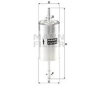 Filtre à carburant Filtre de conduite WK 614/46 MANN-FILTER pour FORD MAZDA