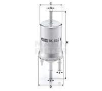 Filtre à carburant Filtre de conduite WK 69/2 MANN-FILTER pour VW SKODA AUDI