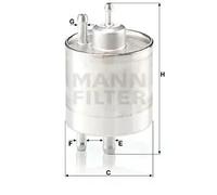 Filtre à carburant Filtre de conduite WK 711/1 MANN-FILTER pour MERCEDES-BENZ