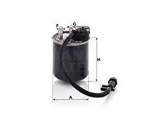 Filtre à carburant Filtre de conduite WK 820/18 MANN-FILTER pour MERCEDES-BENZ