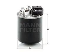 Filtre à carburant Filtre de conduite WK 820/20 MANN-FILTER pour MERCEDES-BENZ