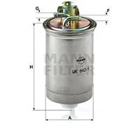 Filtre à carburant Filtre de conduite WK 842/4 MANN-FILTER pour VW SEAT