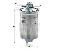 Filtre à carburant Filtre de conduite WK 853/11 MANN-FILTER pour VW SEAT FORD