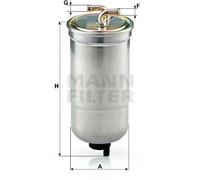 Filtre à carburant Filtre de conduite WK 853/16 MANN-FILTER pour HONDA