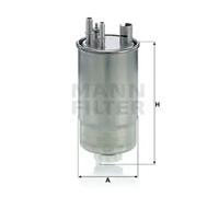 Filtre à carburant Filtre de conduite WK 853/24 MANN-FILTER pour OPEL