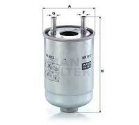 MANN-FILTER Filtre à carburant WK 9012 x pour Renault, Suzuki