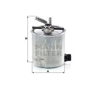 Filtre à carburant MANN-FILTER WK 9043