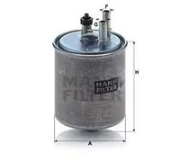 Filtre à carburant Filtre de conduite WK 918/2 x MANN-FILTER pour RENAULT