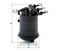 MANN-FILTER Filtre à carburant WK 939/1 pour véhicules de tourisme et utilitaires