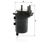 Filtre à carburant Filtre de conduite WK 939/5 MANN-FILTER pour RENAULT