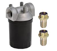 Filtre à carburant, filtre diesel réutilisable pour pompe diesel, pompe de remplissage et tuyau en laiton 1" AG