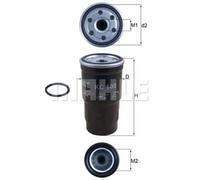 Filtre à carburant Filtre vissé KC 100D MAHLE pour MAZDA TOYOTA SUBARU