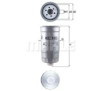 Filtre à carburant Filtre vissé KC 103 MAHLE pour ALFA ROMEO FIAT LANCIA