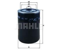 Mahle Original Filtre à carburant KC 197 Filtre vissé pour Renault Trucks Kerax