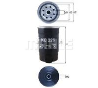 Filtre à carburant Filtre vissé KC 226 MAHLE pour HYUNDAI KIA