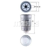 Mahle Original Filtre à carburant KC 244 filtre vissé pour Saab, Cadillac