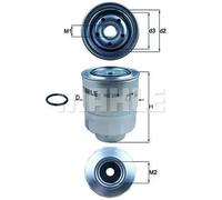 Filtre à carburant Filtre vissé KC 256D KNECHT pour HONDA FR-V ACCORD VII Tourer