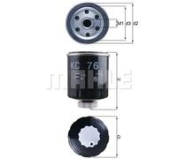 Filtre à carburant Filtre vissé KC 76 KNECHT pour RENAULT MITSUBISHI VOLVO