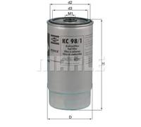 Filtre à carburant Filtre vissé KC 98/1 MAHLE pour BMW 7