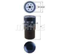 Filtre à carburant Filtre vissé KC 98 KNECHT pour BMW 3 5 5 Touring 3 Compact 7