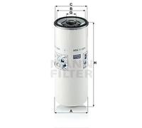 Filtre à carburant Filtre vissé WDK 11 102/4 MANN-FILTER pour FORD CARGO II