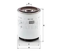 Filtre à carburant Filtre vissé WK 1142 x MANN-FILTER