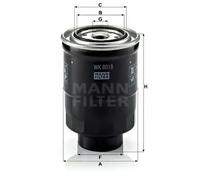 Filtre à carburant Filtre vissé WK 8018 x MANN-FILTER pour FORD MAZDA