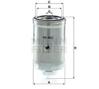 Filtre à carburant MANN-FILTER WK 8051