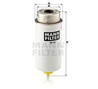 MANN-FILTER WK 8104 Filtre à carburant - pour Véhicule de tourisme + utilitaires