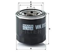 Filtre à carburant Filtre vissé WK 812 MANN-FILTER pour DAIHATSU TAFT