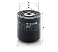 Filtre à carburant MANN-FILTER WK 815/80
