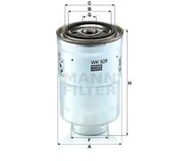 Filtre à carburant Filtre vissé WK 828 x MANN-FILTER pour TOYOTA NISSAN VW FORD