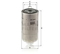 Filtre à carburant Filtre vissé WK 854/4 MANN-FILTER pour PEUGEOT CITROËN FIAT