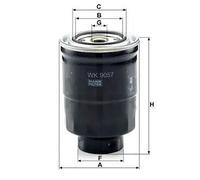 MANN-FILTER Filtre à carburant WK 9057 z vissé pour Mitsubishi, Citroën