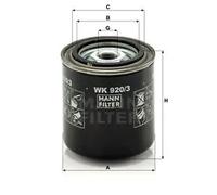 Filtre à carburant Filtre vissé WK 920/3 MANN-FILTER pour MAZDA 626 II E Fourgon