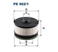 Filtre à carburant FILTRON PE 962/1 pour MERCEDES-BENZ GLC (X253) 2 2019-2022