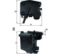 KNECHT - Filtre à carburant KL 431D - Réf. KNEKL 431D