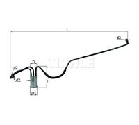 Filtre À Carburant MAHLE Filtre De Tuyau Pour Chrysler Voyager IV