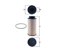 Mahle Original Filtre à carburant KX 182/1D – Cartouche filtrante