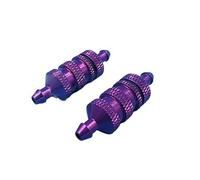 Filtre À Carburant Métallique pour Modèles RC Échelle 1:10 36mm X 11mm pour Tuyauterie De Ligne De Carburant(Purple)