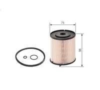 Filtre à carburant pour BOSCH F 026 402 084 pour AUDI A2 (8Z0) 1.4 2000-2005