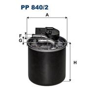Filtre à carburant pour MERCEDES-BENZ CLASSE V MARCO POLO SPRINTER 3,5-t