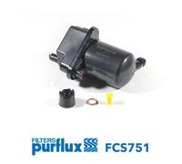 Purflux Filtre à carburant FCS751 – Cartouche pour RENAULT Clio III 3/5 portes (BR0/1, CR0/1)