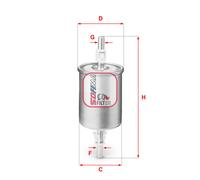 Filtre à carburant SOFIMA S1515B