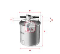 Filtre à carburant SOFIMA S4026NR